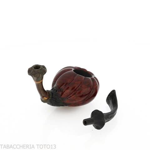 C-pipe Wang flower bud shape pipe natural briar finish