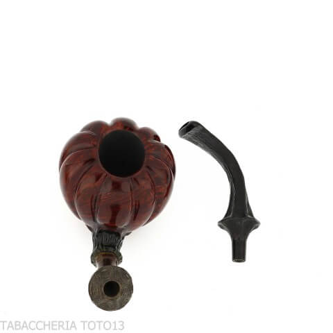 C-pipe Wang flower bud shape pipe natural briar finish