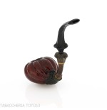 C-pipe Wang flower bud shape pipe natural briar finish