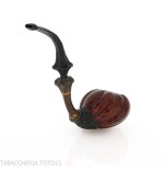C-pipe Wang flower bud shape pipe natural briar finish