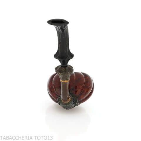 C-pipe Wang flower bud shape pipe natural briar finish