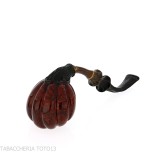 C-pipe Wang flower bud shape pipe natural briar finish