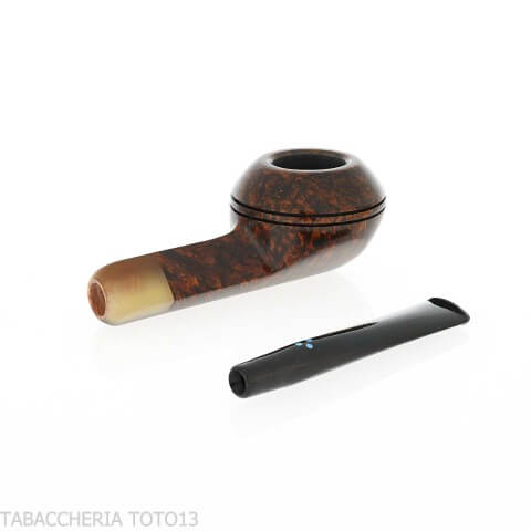 Sasieni pipa per tabacco forma Rhodesian 4 dot walnut