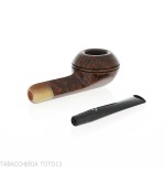 Sasieni pipa per tabacco forma Rhodesian 4 dot walnut
