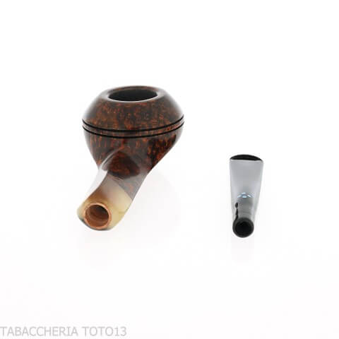 Pipa de tabaco Sasieni de 4 puntos, de nogal
