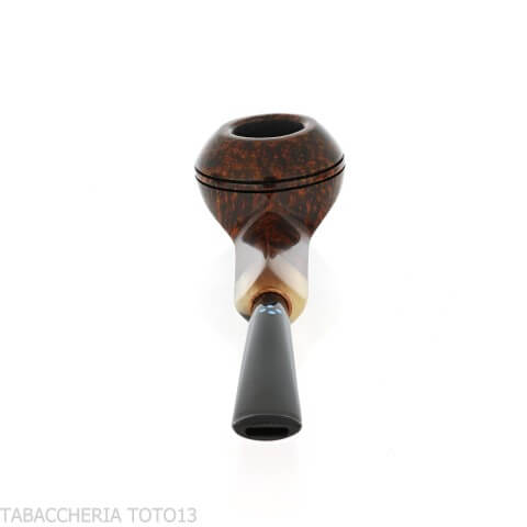 Sasieni Rhodesian-shape "4 Dot" Walnut tobacco pipe