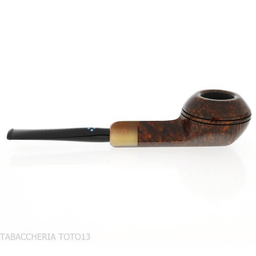 Pipe Sasieni forme Rhodesian « 4 Dot » finition Walnut