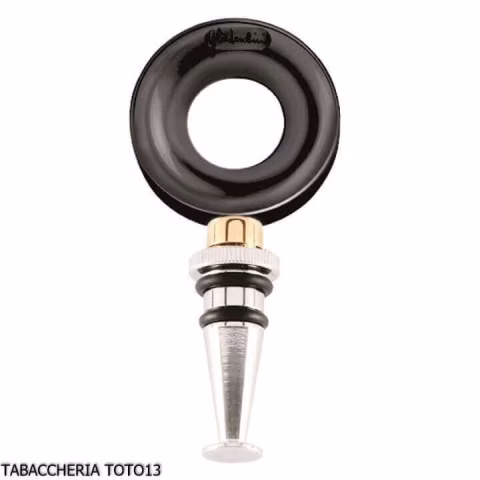 Artis Techno Expander bottle stopper, black - House & Accessories - Metal