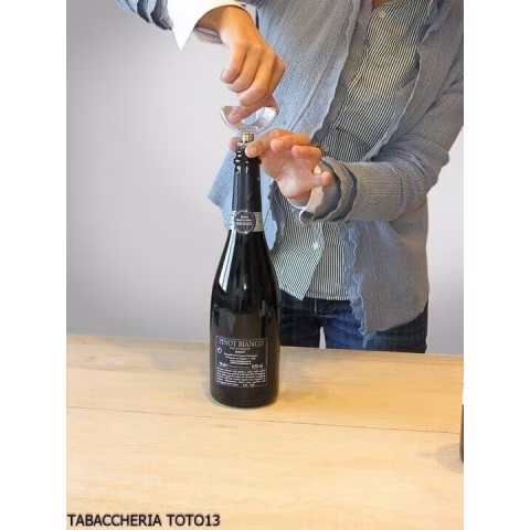 Artis Techno Expander bottle stopper, black - House & Accessories - Metal