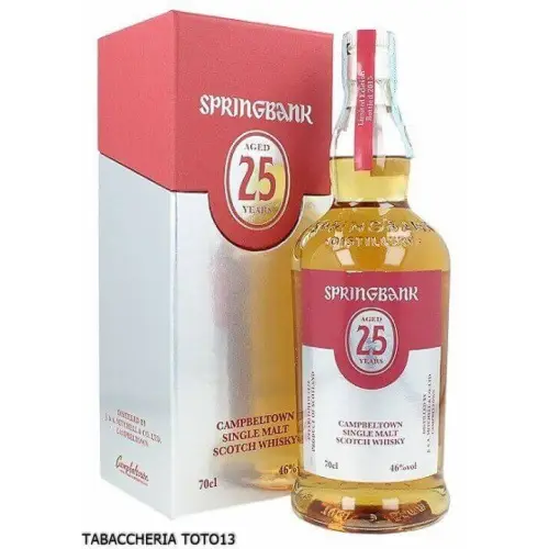 Springbank 25 Y.O. Single Malt Vol.46 % Cl.70 - Distillati