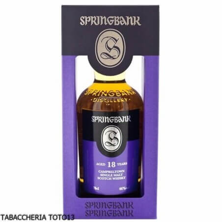 Springbank 18 Y.O. Single Malt Release 2019 Vol.46% Cl. 70 Springbank Distillery Whisky