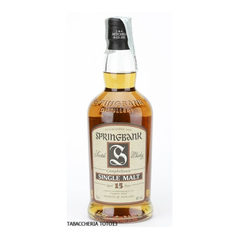 Springbank 15 Y.O. Single Malt Old Release Vol. 46% Cl. 70 - Springbank Distillery