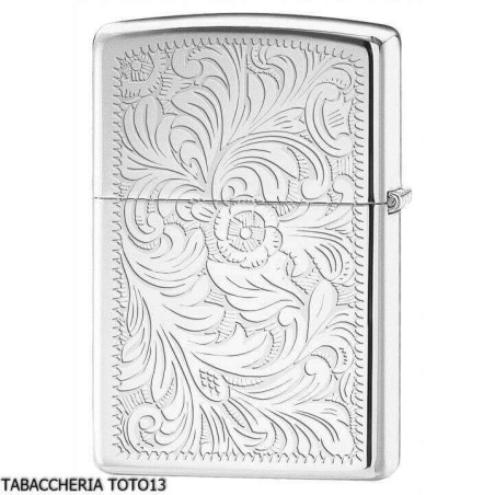 Zippo lighter Venetian chrome finish - Lighters - Brass