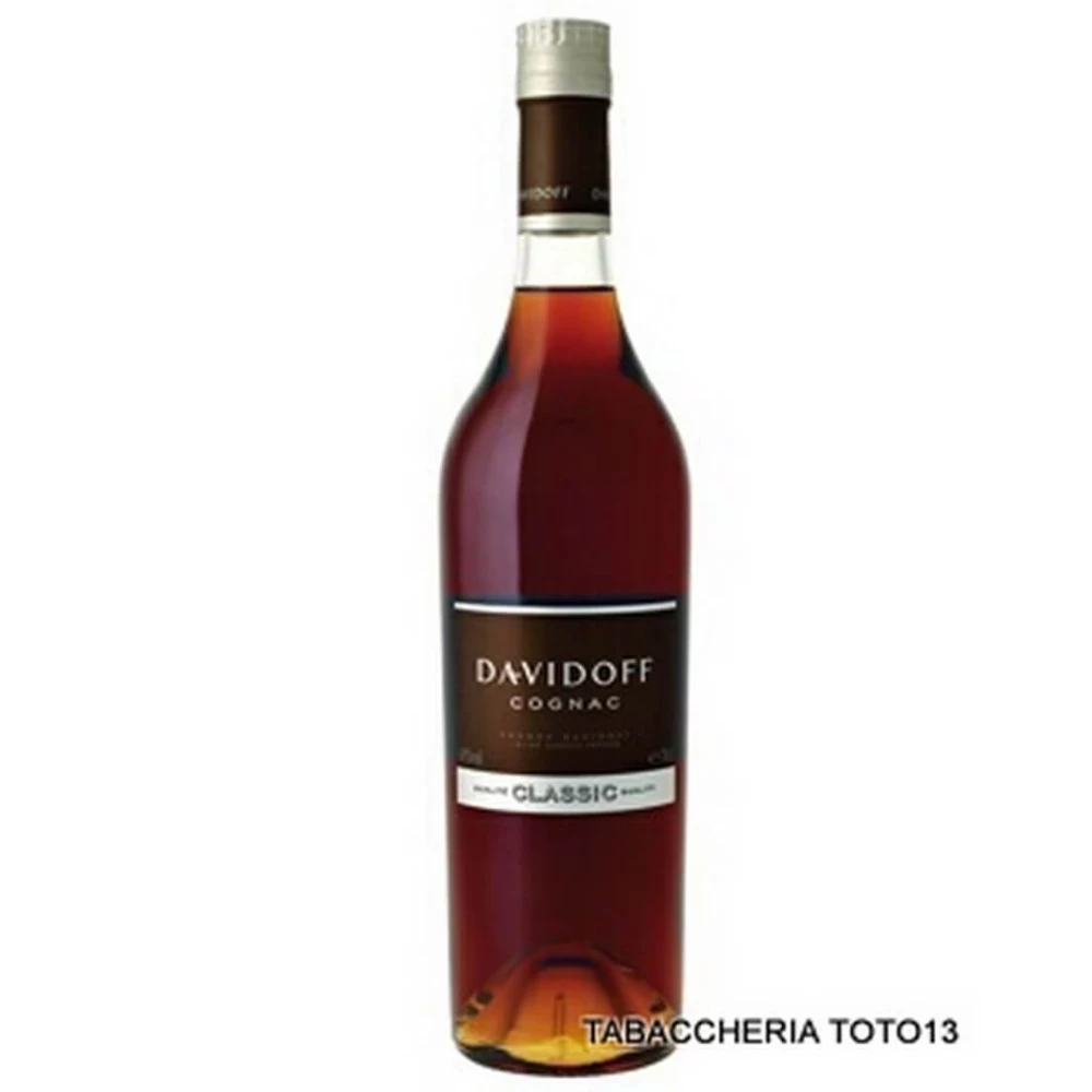 DAVIDOFF - Caja de regalo Cognac Classic Davidoff Vsop con 2 vasos Vol.40% Cl.70