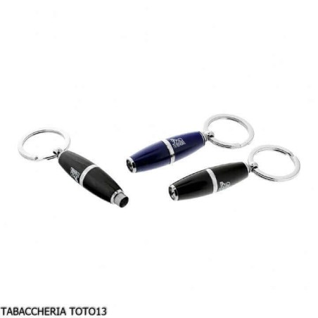 Perforadora de puros Lubinski Olive, 8 mm, laca negra, con llavero - Accesorios Del Cigarro