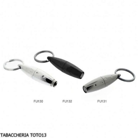 Perforadora de puros Lubinski Olive, 8 mm, negro satinado, con llavero - Accesorios Del Cigarro