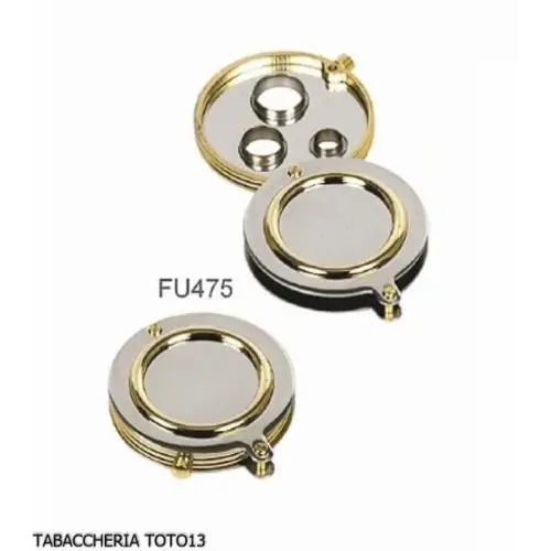 Lubinski hole cigars 3 round chrome and gold measures - Accessories Cigar
