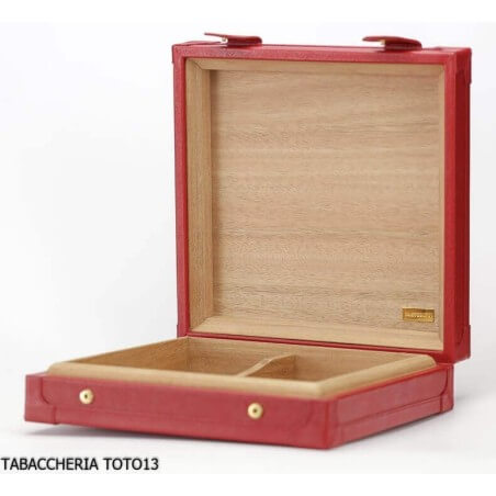 Cartujano humidor Leather travel square Cartujano – Italian brand - Italian Cigar’s Accessories Cigars Case for Travel