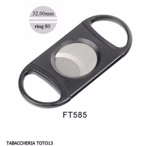 Tagliasigari economico nero mm 32 ring 80 - Accessori Per Sigari