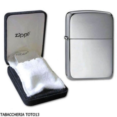 Zippo Réplica 1941 satén de plata sólida de la vendimia - Alumbradores