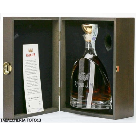 J. M. Landwirtschaftlichen Rum vieux 15 Jahren in der Kristall-Dekanter VOL.42% CL.70 - Destilliert