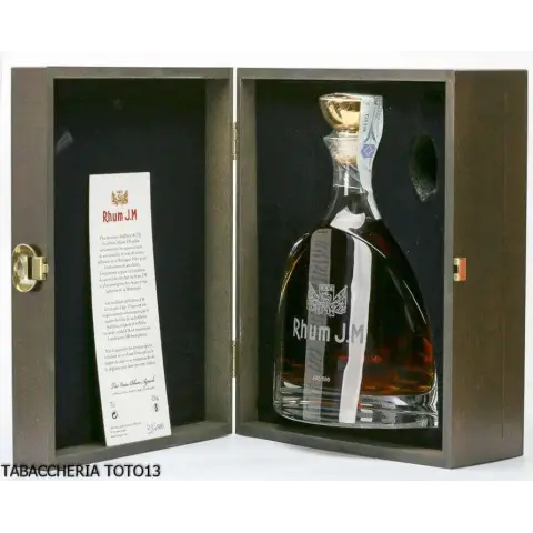 J.M. Rhum Agricole Vieux 15 anni in Caraffa Cristallo Vol.42% Cl.70 - Distillati