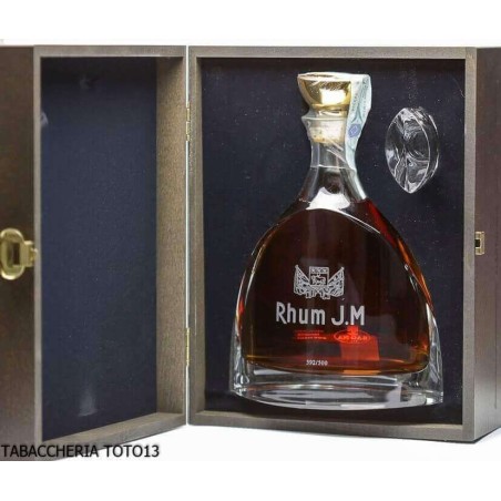 J. M. Landwirtschaftlichen Rum vieux 15 Jahren in der Kristall-Dekanter VOL.42% CL.70 - Destilliert
