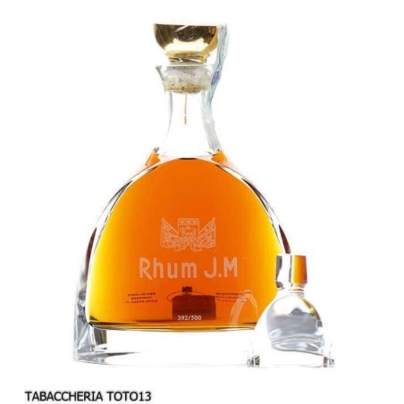 J. M. Landwirtschaftlichen Rum vieux 15 Jahren in der Kristall-Dekanter VOL.42% CL.70 - Destilliert