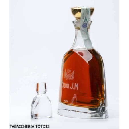 J. M. Landwirtschaftlichen Rum vieux 15 Jahren in der Kristall-Dekanter VOL.42% CL.70 - Destilliert