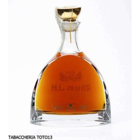 J. M. Landwirtschaftlichen Rum vieux 15 Jahren in der Kristall-Dekanter VOL.42% CL.70 - Destilliert