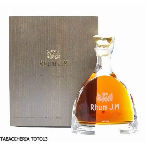 J.M. Rum Agricultural vieux 15 years in crystal decanter Vol.42% CL.70 - Spirits - Sugar cane juice