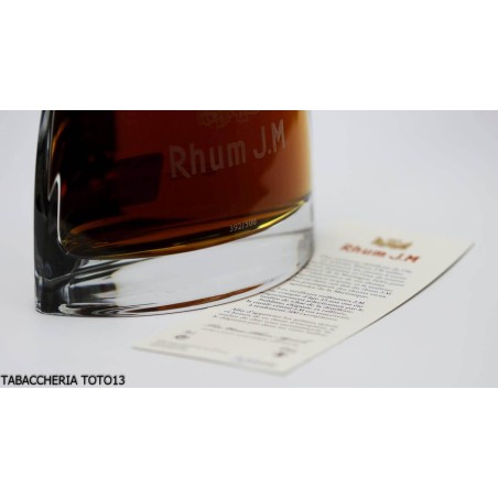 J. M. Landwirtschaftlichen Rum vieux 15 Jahren in der Kristall-Dekanter VOL.42% CL.70 - Destilliert