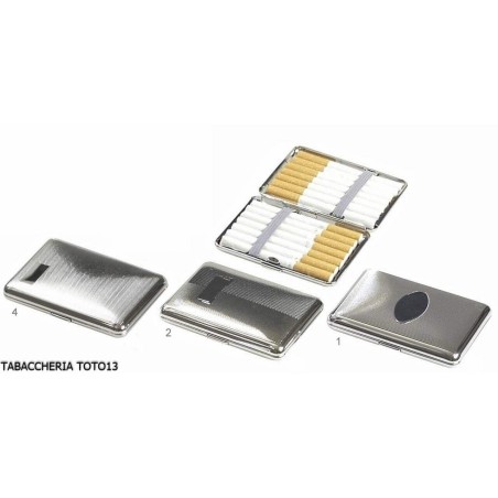 Etui en acier décoré pour 14 cigarettes - Accessoires Pour Cigarettes et Rolling - Métal
