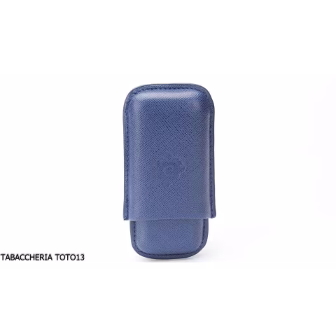 Cartujano Toscano 2 bedeutet blau Leder - Zubehör für toskanische Zigarren