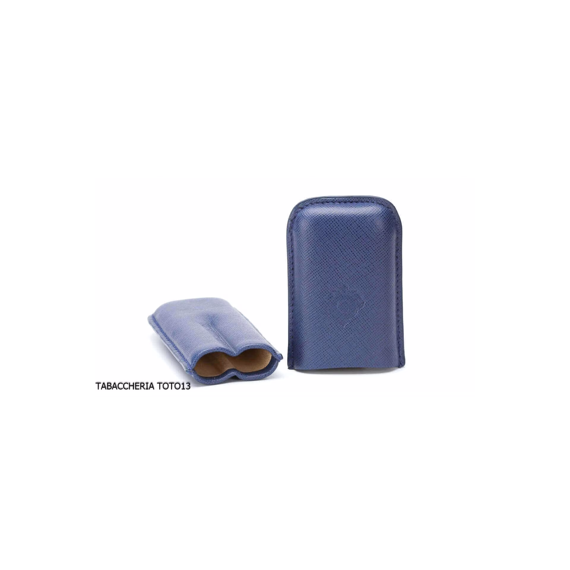 Cartujano toscane cigare 2 signifie en cuir azul - Accessoires pour cigares toscans