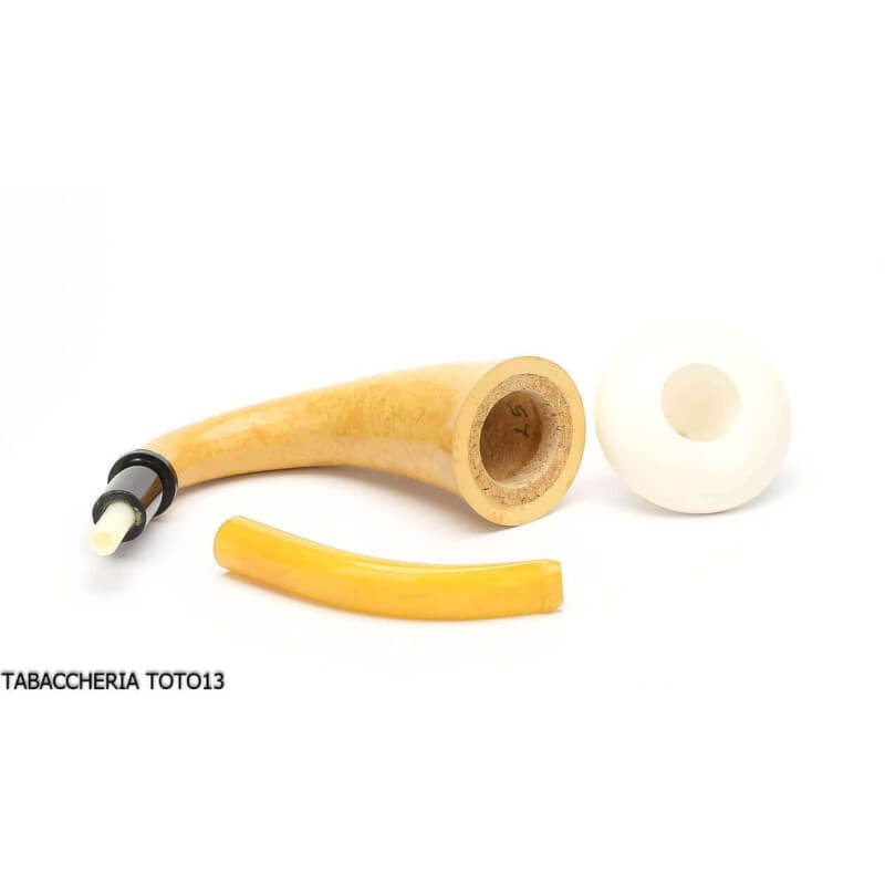 pipe small Calabasch in pumpkin, mouthpiece Juvelite - Strambach