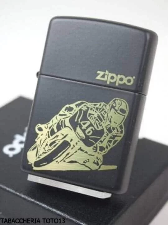 Briquet Zippo à personnaliser - Moto numéro 46