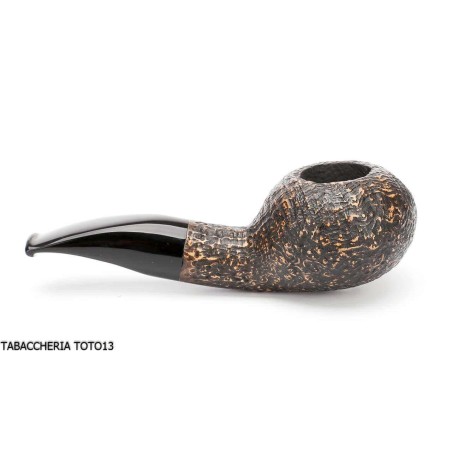 Brebbia fat bob sabbiata, bocchino leggermente curvo mod. 2112 - Pipe