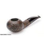 Brebbia Pipe Fat Bob con chorro de arena, la boquilla ligeramente curvada mod. 2112 - Pipas de Tabaco