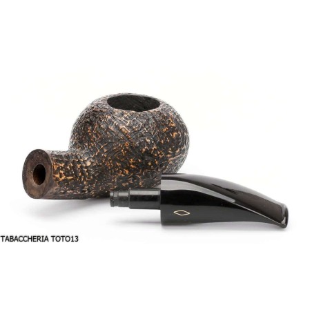 Brebbia Pipe Fat Bob con chorro de arena, la boquilla ligeramente curvada mod. 2112 - Pipas de Tabaco