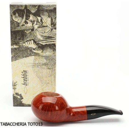 Brebbia Pipe Fat Bob seleccionado, mod.2112 boquilla ligeramente curvada - Pipas de Tabaco