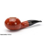 Brebbia Pipe Fat Bob seleccionado, mod.2112 boquilla ligeramente curvada - Pipas de Tabaco