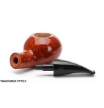 Brebbia Pipe Fat Bob seleccionado, mod.2112 boquilla ligeramente curvada - Pipas de Tabaco