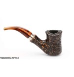 Brebbia naif sabbiata, bocchino curvo mod. 7069 - Pipe
