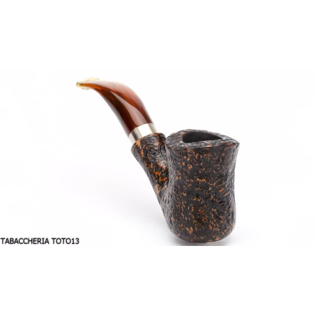 Brebbia naif sabbiata, bocchino curvo mod. 7069 - Pipe