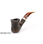 Pipa Brebbia Naif marrón arenado, mod boquilla curvada. 7069 - Pipas de Tabaco