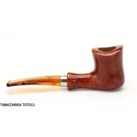 Brebbia Pipe ingenua ámbar pulido, Boquilla ley mod. 7013 - Pipas de Tabaco