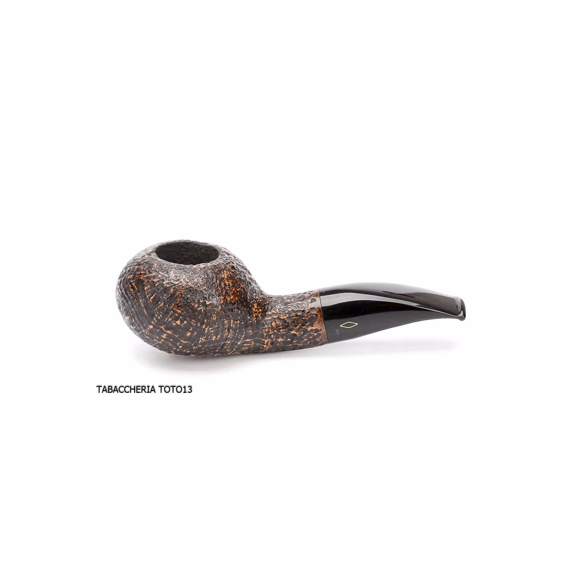 Brebbia fat bob sabbiata, bocchino leggermente curvo mod. 2112 - Pipe