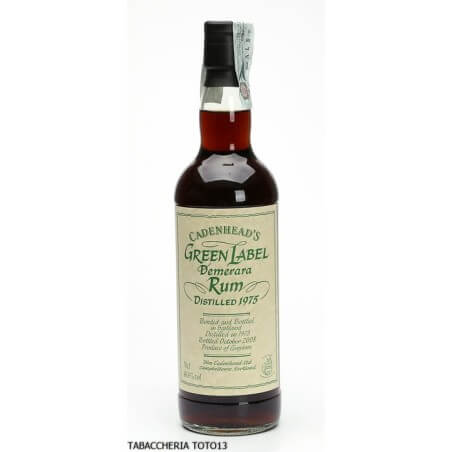Demerara Cadenhead's Green Label 33 Y.O. Distilled 1975 Bottle 2008 Vol. 40,6% Cl. 70 Demerara Distillers Rhum