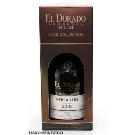 El Dorado Rare Collection Versailles 2002 Vol.63% Cl.70 EL DORADO DISTILLERY Rhum